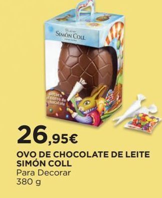 El Corte Inglés Ovo de chocolate promoção