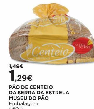 El Corte Inglés Pão de centeio museu do pão promoção