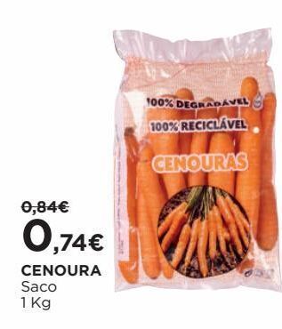 El Corte Inglés Cenouras promoção