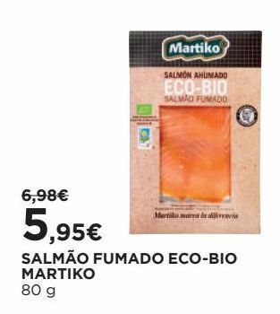 El Corte Inglés Salmão fumado martiko promoção