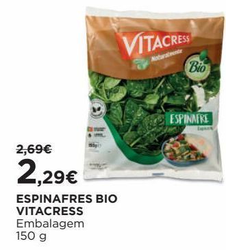 El Corte Inglés Espinafre vitacress promoção