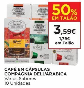 El Corte Inglés Cápsulas de café promoção