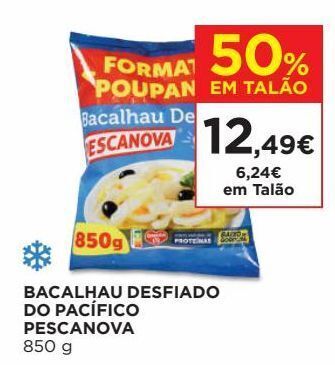 El Corte Inglés Bacalhau desfiado pescanova promoção