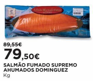 El Corte Inglés Salmão fumado promoção