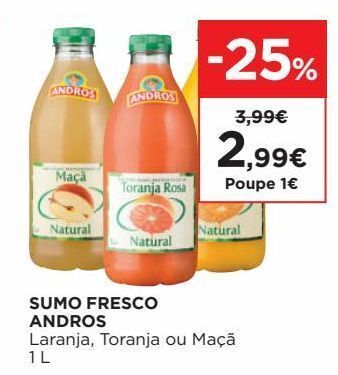 El Corte Inglés Sumo andros promoção