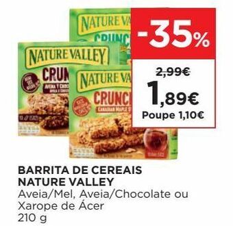 El Corte Inglés Barra de cereal sem glúten promoção