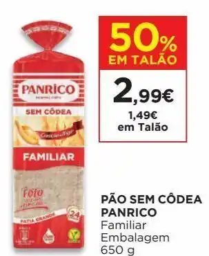 El Corte Inglés Pão sem glúten panrico promoção