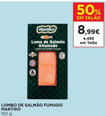 El Corte Inglés Salmão fumado martiko promoção