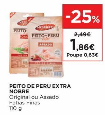 El Corte Inglés Peito de peru nobre promoção
