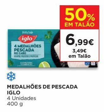 El Corte Inglés Peixe congelado iglo promoção