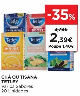 El Corte Inglés Chá tetley promoção