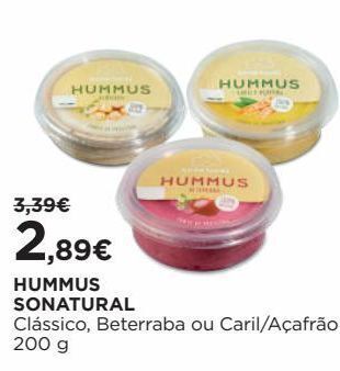 El Corte Inglés Hummus promoção