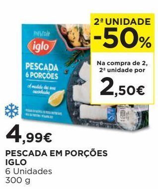 El Corte Inglés Peixe congelado iglo promoção