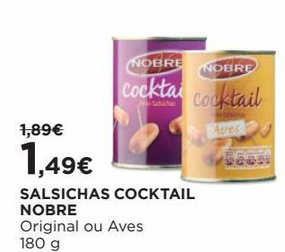 El Corte Inglés Salsichas cozidas nobre promoção