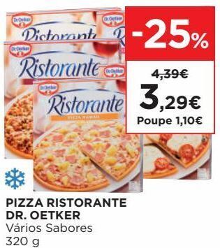 El Corte Inglés Pizza congelada dr. oetker promoção