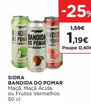 El Corte Inglés Sidra bandida do pomar promoção