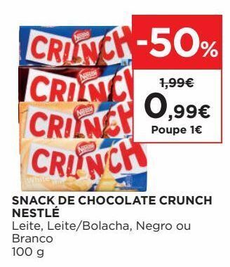 El Corte Inglés Chocolates crunch promoção
