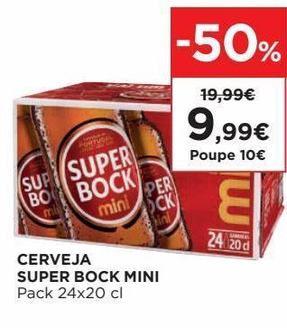 El Corte Inglés Cerveja super bock promoção