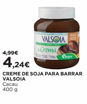 El Corte Inglés Creme de chocolate valsoia promoção