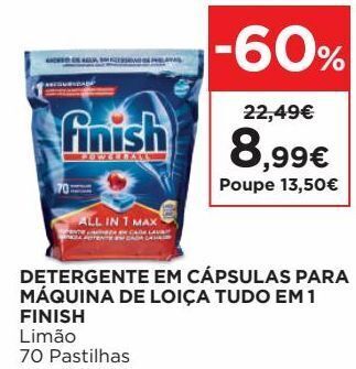 El Corte Inglés Detergente em cápsulas finish promoção