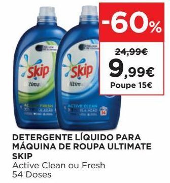 El Corte Inglés Detergente líquido skip promoção