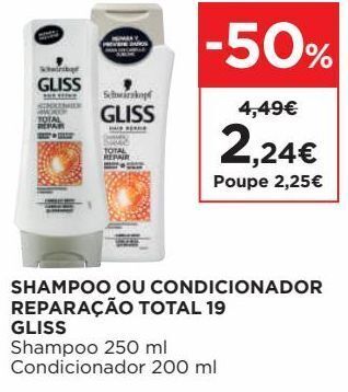 El Corte Inglés Shampoo gliss promoção