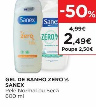 El Corte Inglés Gel de banho sanex promoção