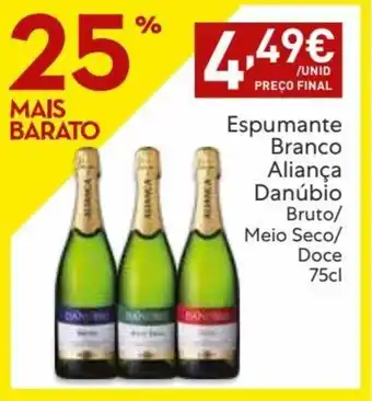 Espumante Branco Aliança Danúbio Bruto / Meio Seco / Doce 75cl