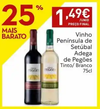 Amanhecer Vinho Península de Setúbal Adega de Pegões Tinto / Branco 75cl promoção
