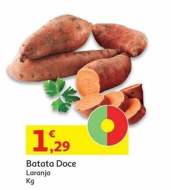 Auchan Batata doce laranja:kg promoção