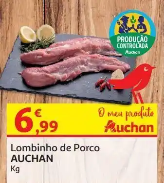 Auchan Lombinho porco auchan:produção controlada kg promoção