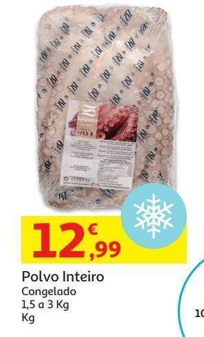 Polvo 1.5-3.0kg:congelado kg