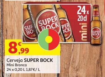 Cerveja super bock:mini 24x0.20l