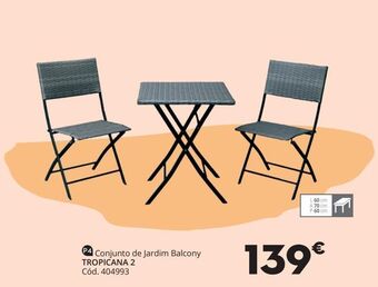 Conforama Conjunto jardim promoção