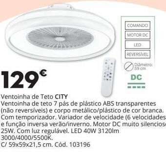 Conforama Ventilador de teto promoção