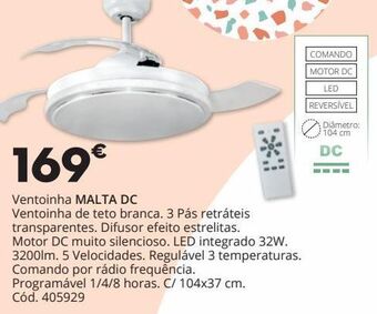 Conforama Ventilador de teto promoção