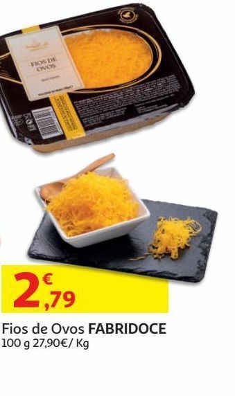 Fios de ovos fabridoce:100 gr
