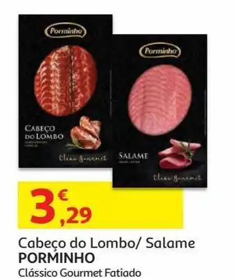 Auchan Cabeço do lombo porminho promoção