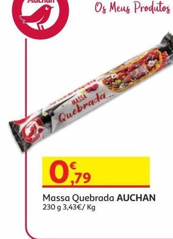 Auchan Massa quebrada auchan:230 g promoção