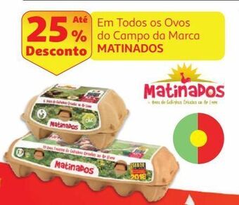 Auchan Ovos do campo matinados promoção