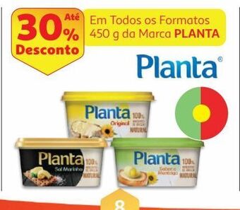 Auchan Creme vegetal planta promoção