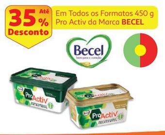 Auchan Creme vegetal pro active promoção