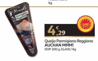 Auchan Queijo auchan mmm!:parmigiano reggiano dop 200 g promoção