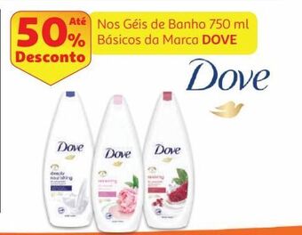 Auchan Gel de banho dove promoção
