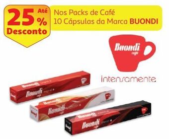 Auchan Cápsulas café buondi promoção