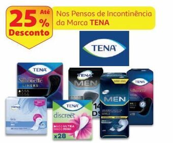 Auchan Pensos incontinência tena promoção