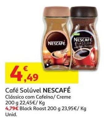 Auchan Cafe soluvel nescafé promoção