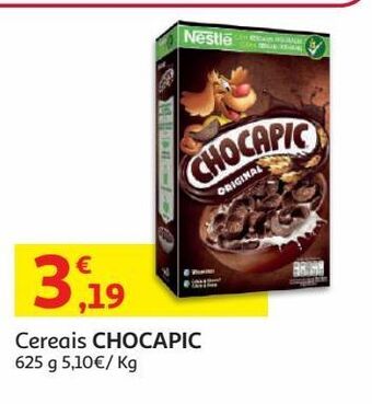 Auchan Cereais nestlé:chocapic 625 g promoção