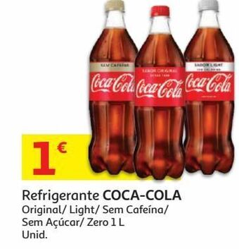 Auchan Refrigerante c/ gás coca-cola promoção
