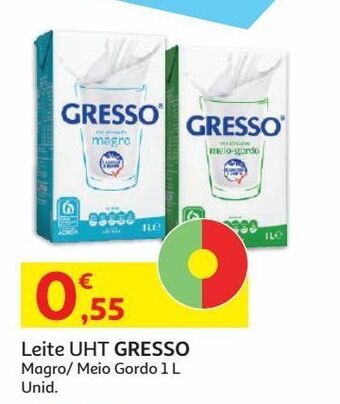 Auchan Leite uht gresso promoção
